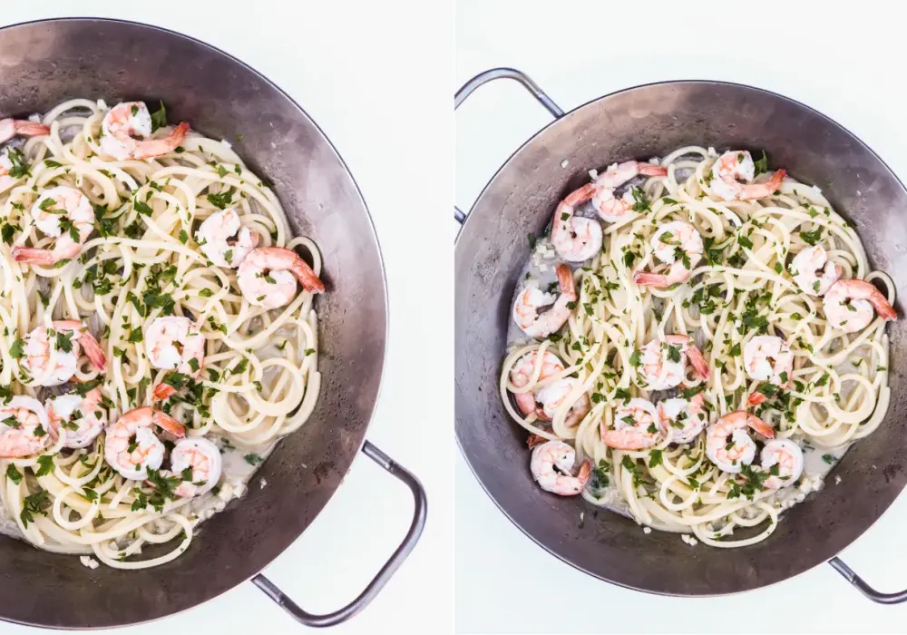 Spaghetti z krewetkami Kwestia Smaku - Pyszne przepisy i porady