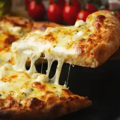 Gorąca pizza z ciągnącym się serem. Czy najpierw ser czy dodatki? To pytanie, na które odpowiedź jest prosta: ser!
