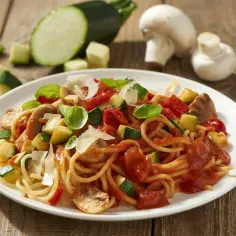Szybkie spaghetti z pieczarkami bez mięsa - pyszny i łatwy przepis