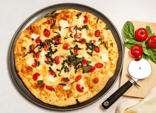Pizza z serka wiejskiego - Idealny spód bez drożdży?
