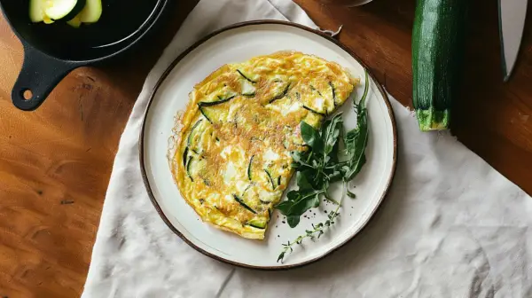 Omlet z cukinią - Jak zrobić puszysty i bez wody? Sprawdzony przepis