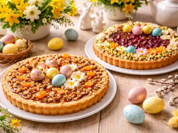 Mazurek wielkanocny - przepis na kruchy spód i idealny balans smaku